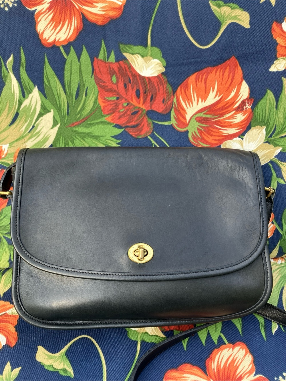 coach Vintage city bag 9790 Blue/black